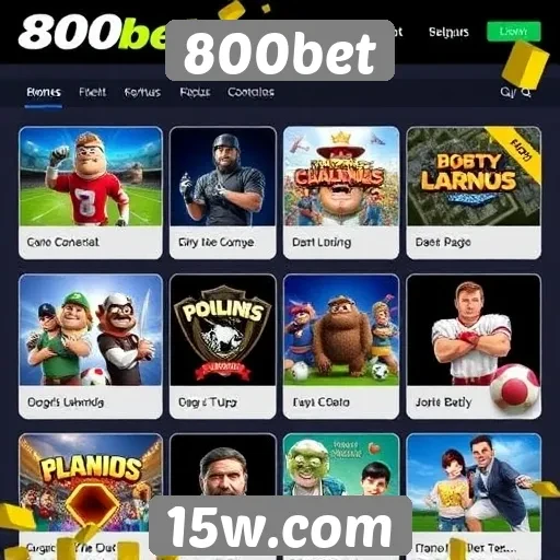 Jogos populares disponíveis na plataforma 800bet